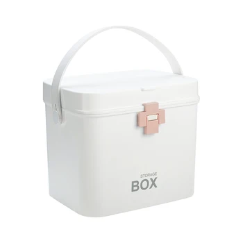 Очень большая Медицинская Коробка Домашняя Семейная аптечка Первой помощи Коробка для хранения медицинских принадлежностей Коробка для Лекарств Большой Емкости