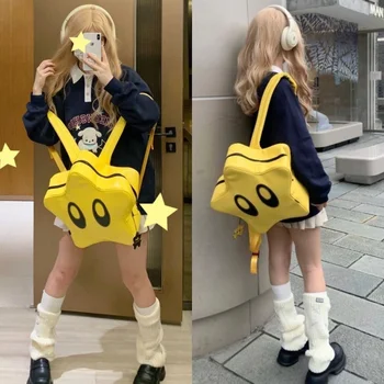 Рюкзак Y2K Star в корейском Японском стиле, Повседневная Кавайная сумка для книг, Милый студенческий рюкзак, школьный рюкзак Для детей, Дорожный Рюкзак для девочек, женский рюкзак для женщин