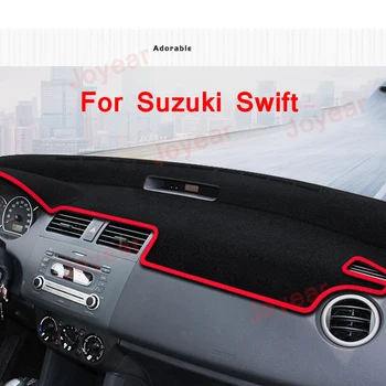 Для автомобиля Suzuki Swift Защитная накладка Приборной панели Избегайте освещения Приборной платформы Теплоизоляционный чехол Коврик Аксессуары для интерьера