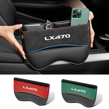 Многофункциональный Ящик для хранения сидений Lexus LX470 auto, Органайзер для автомобильных сидений, Боковая сумка для сиденья, зарезервированное отверстие для зарядного кабеля